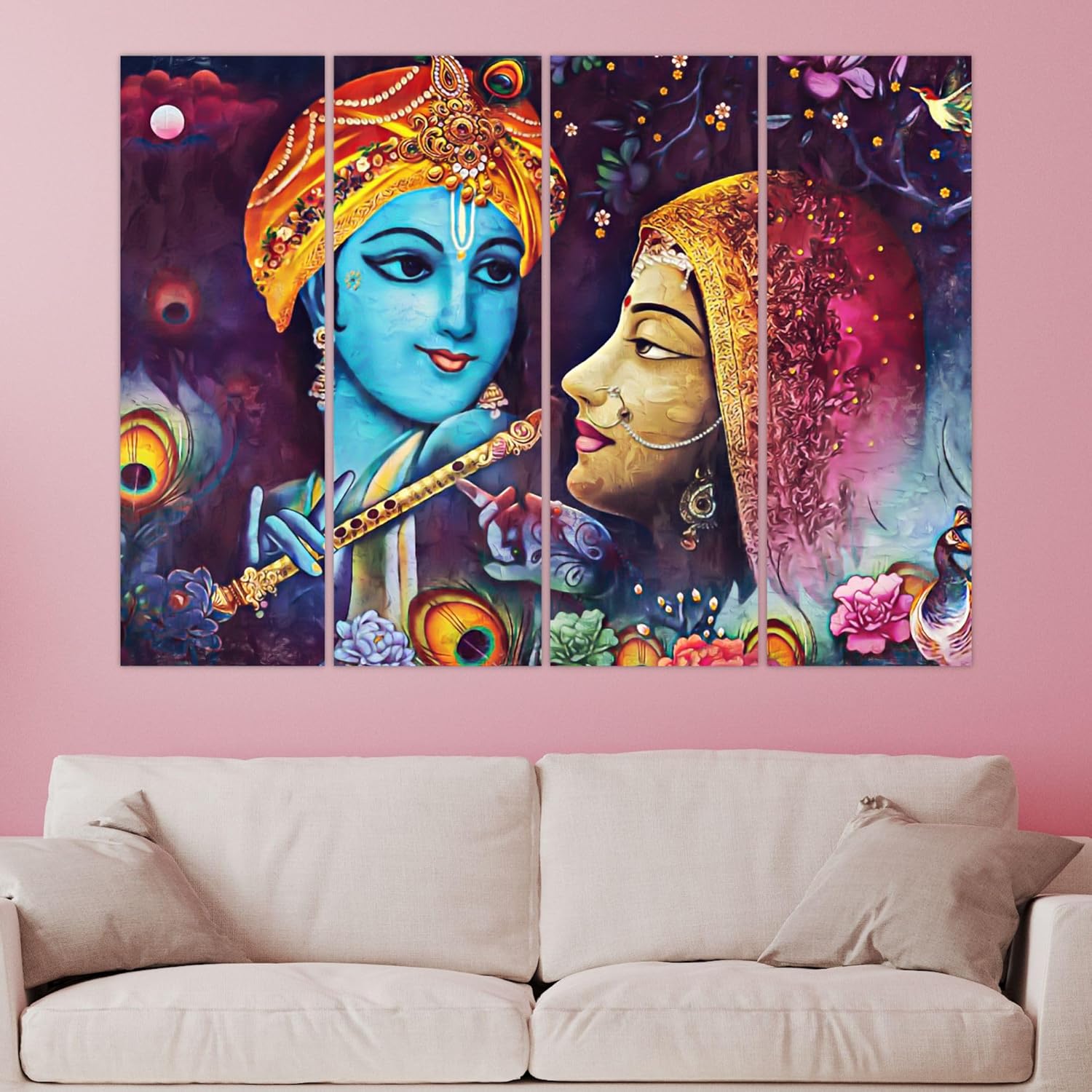 inep-b0cgjtbqp3-close-up-of-krishna-nificent-framed-wall-art_-divine-love-in-four-panel-harmony!-featuring-vibrant-radha-and-krishna-panels..jpg
